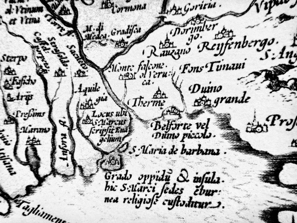 una carta dell’alto Adriatico di Abraham Ortelius