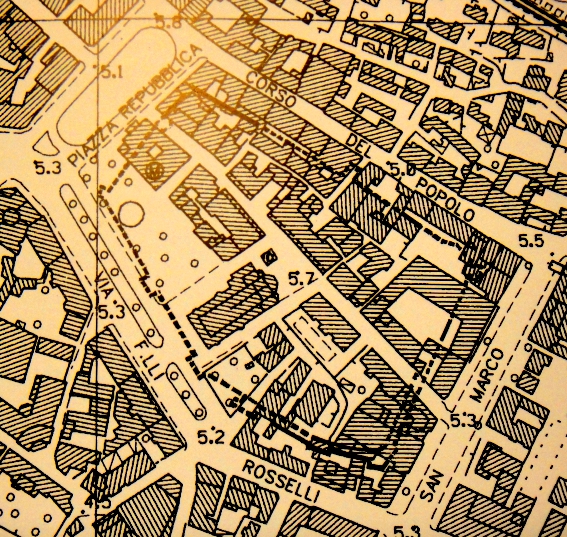 mappa di Monfalcone, anno 1818