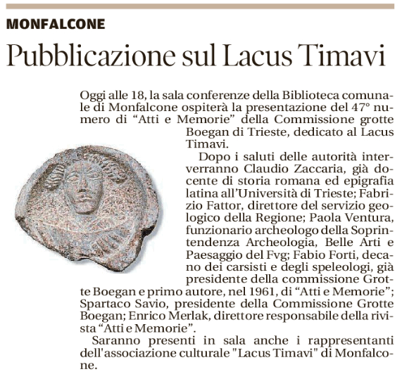 presentazione Lacus Timavi_Boegan