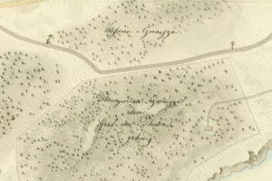 la riserva di caccia della Cernizza (Duino) in una mappa del 1824; Lacus Timavi; lacus