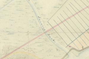 rio del Locavaz, vicino a Monfalcone, in una mappa del 1824; Lacus Timavi; lacus