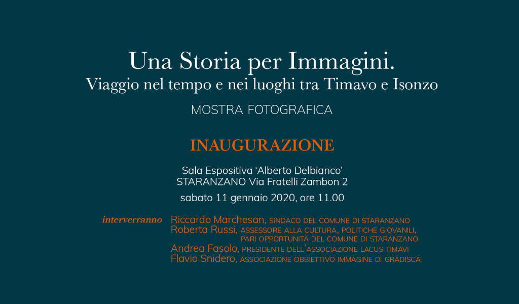 Una Storia per Immagini | inaugurazione mostra a Staranzano