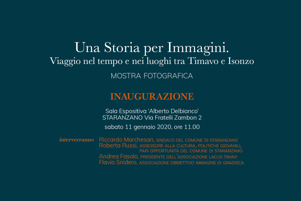 Una Storia per Immagini | inaugurazione mostra a Staranzano